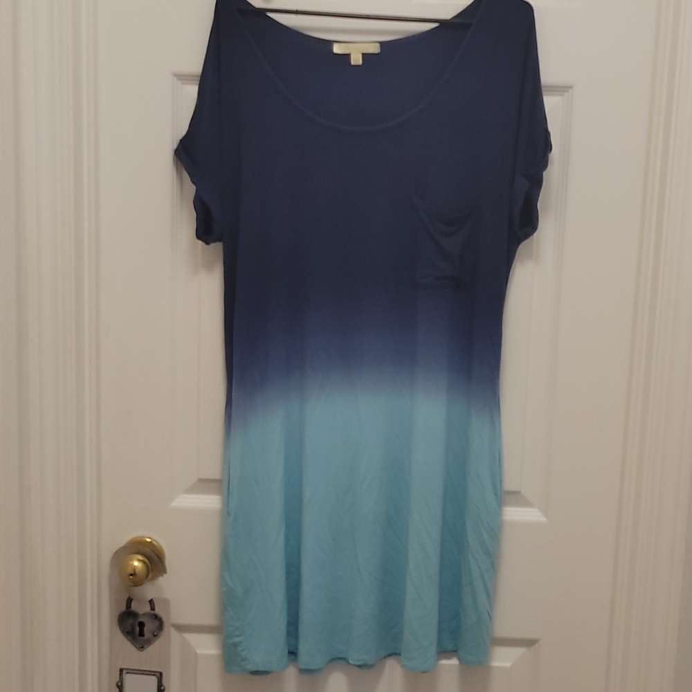 Dress/beach cover up with side POCKETS!!